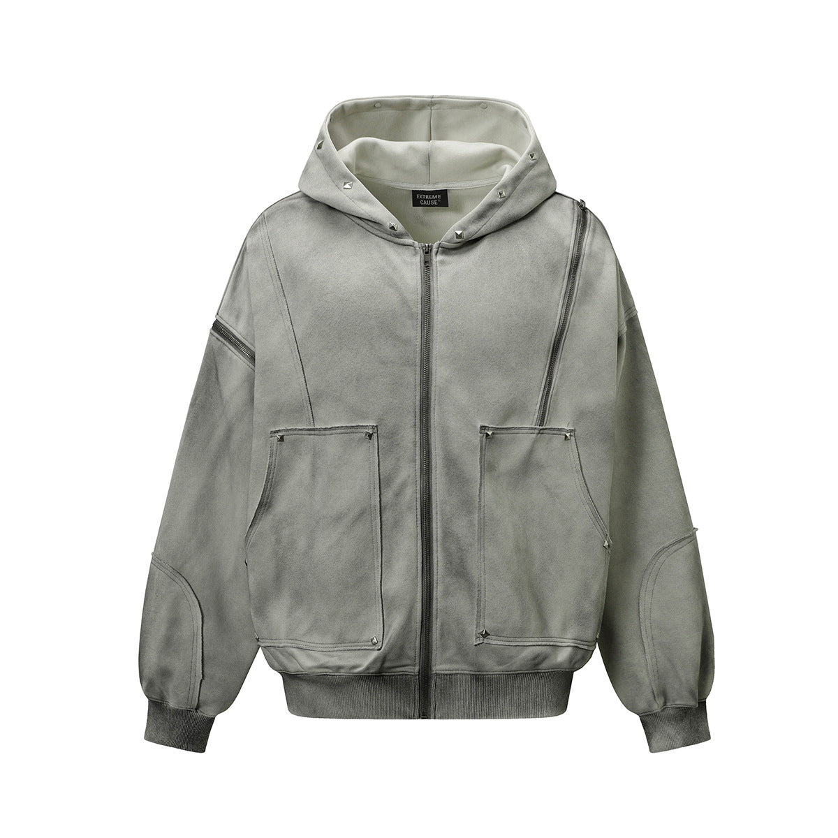 zip-up hoodie