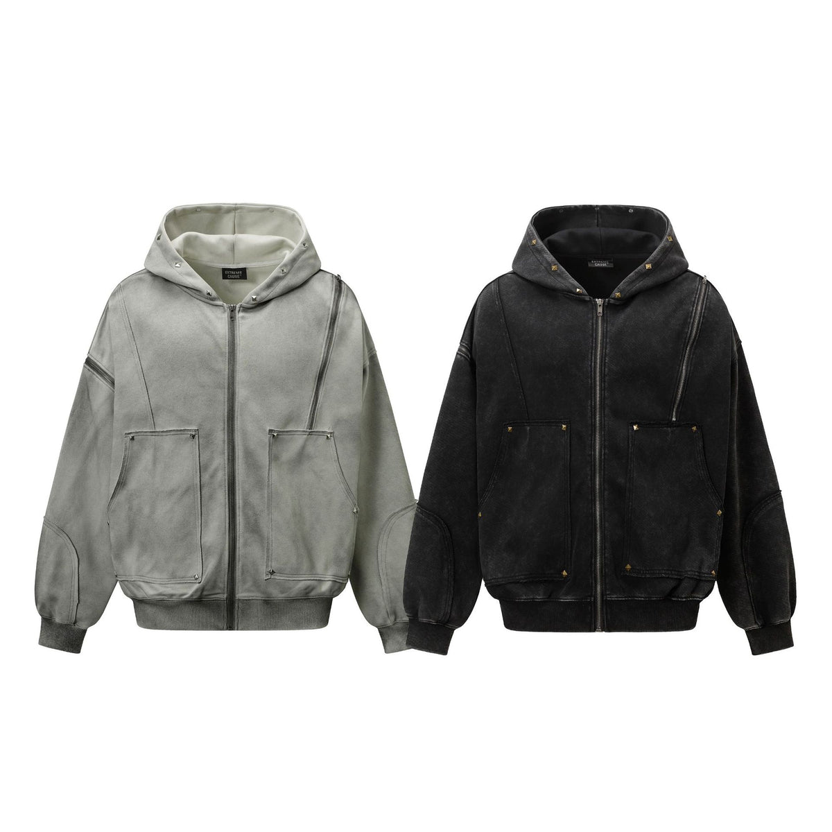 zip-up hoodie