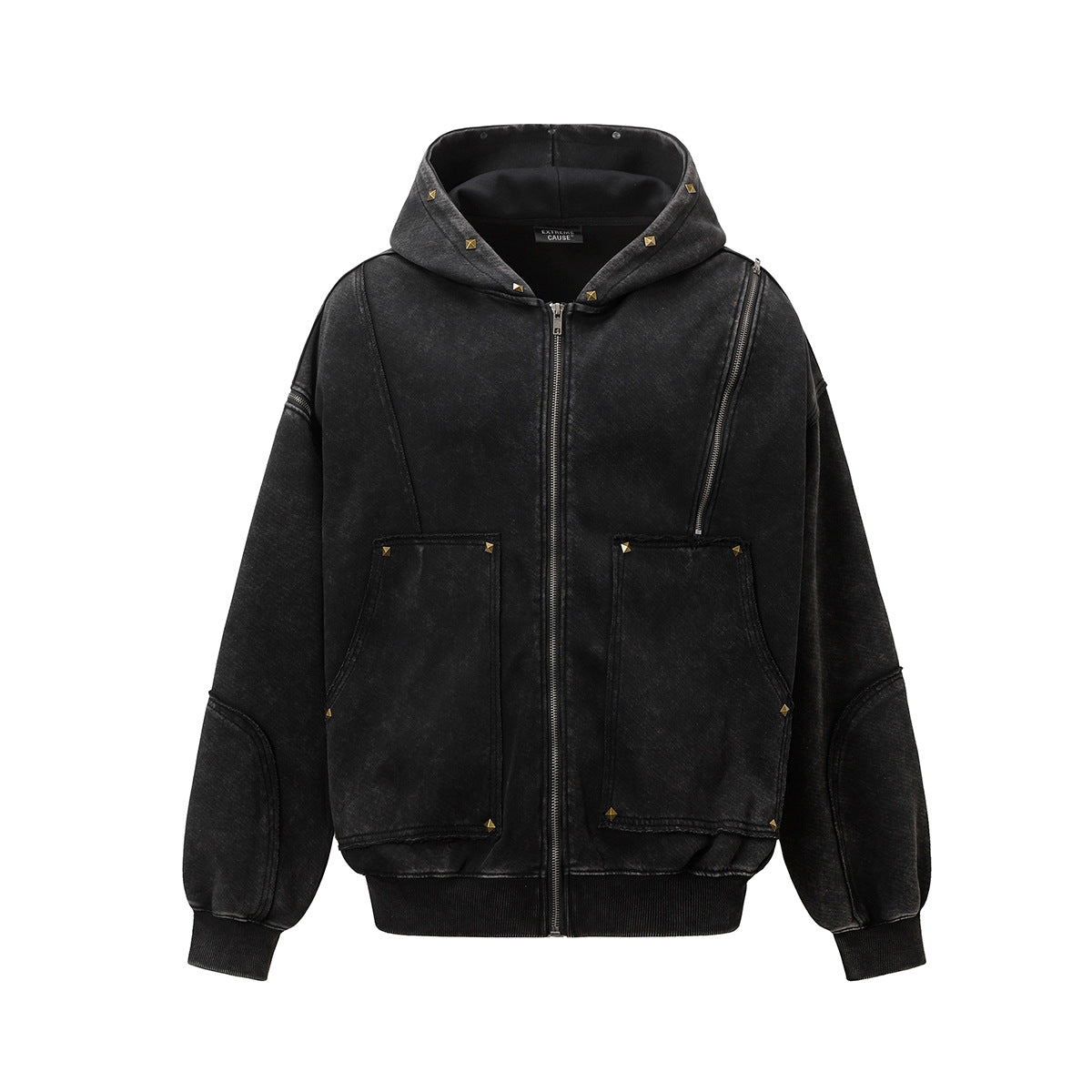 zip-up hoodie