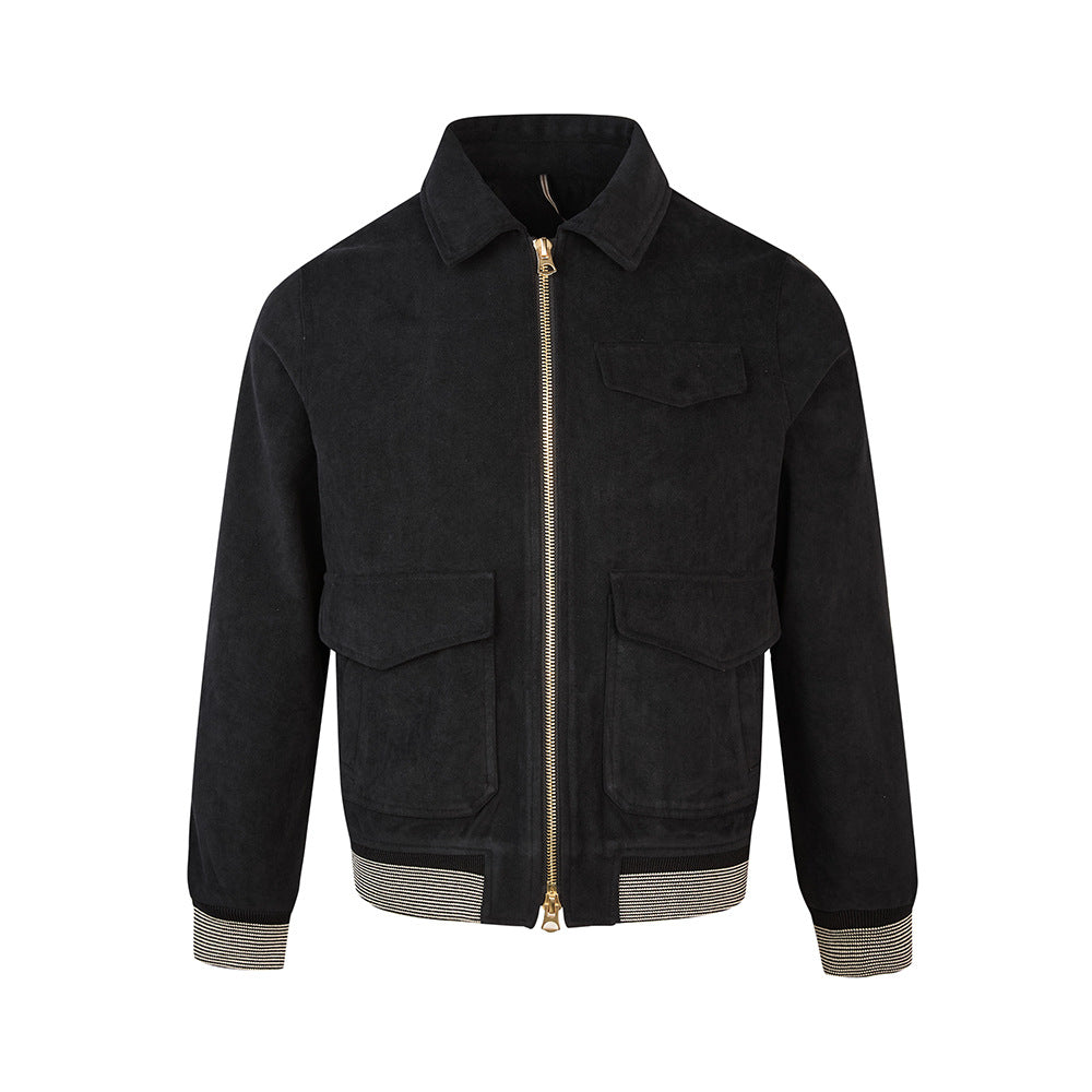 British Old Money Style Short Wide Shoulder Jacket for Men and Women