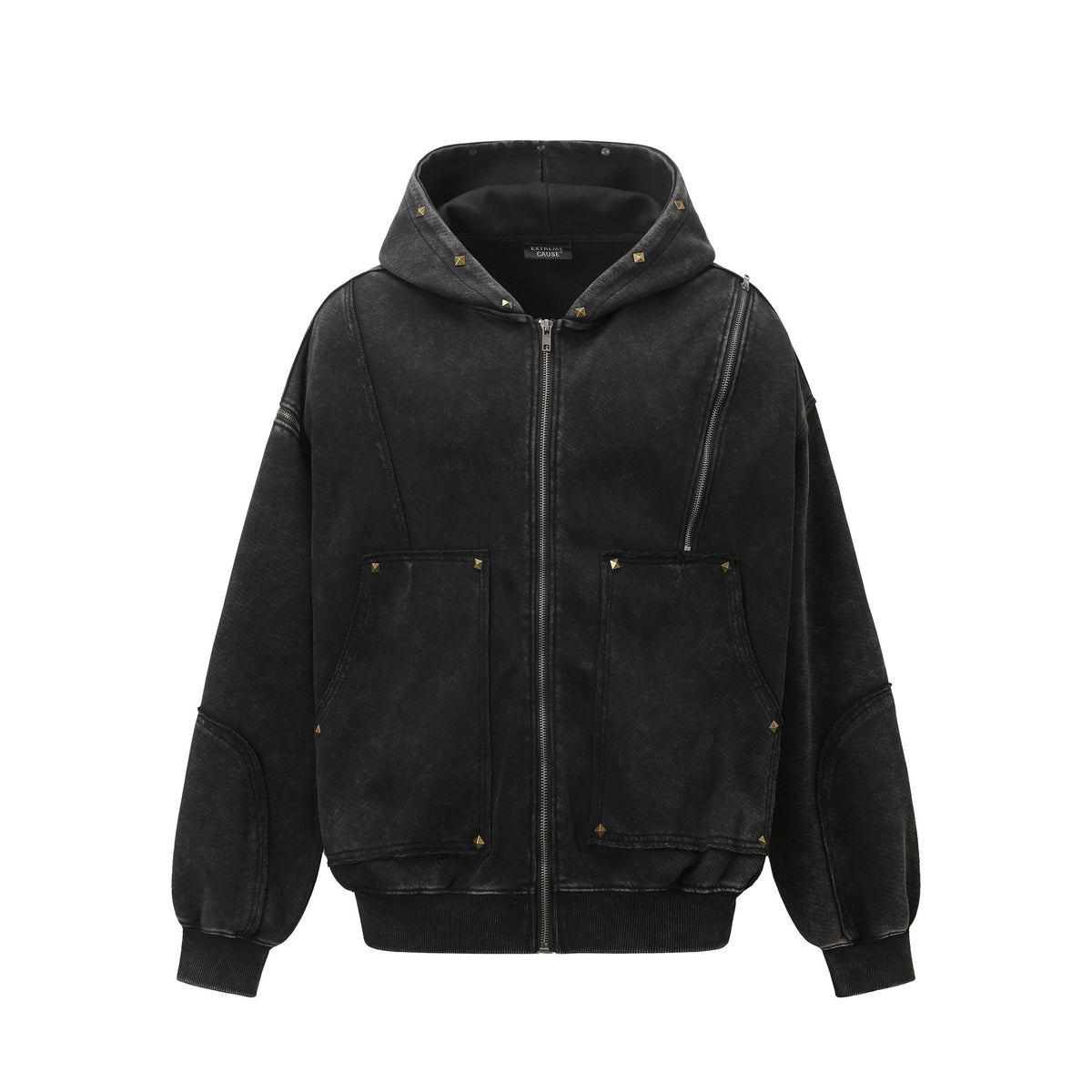 zip-up hoodie