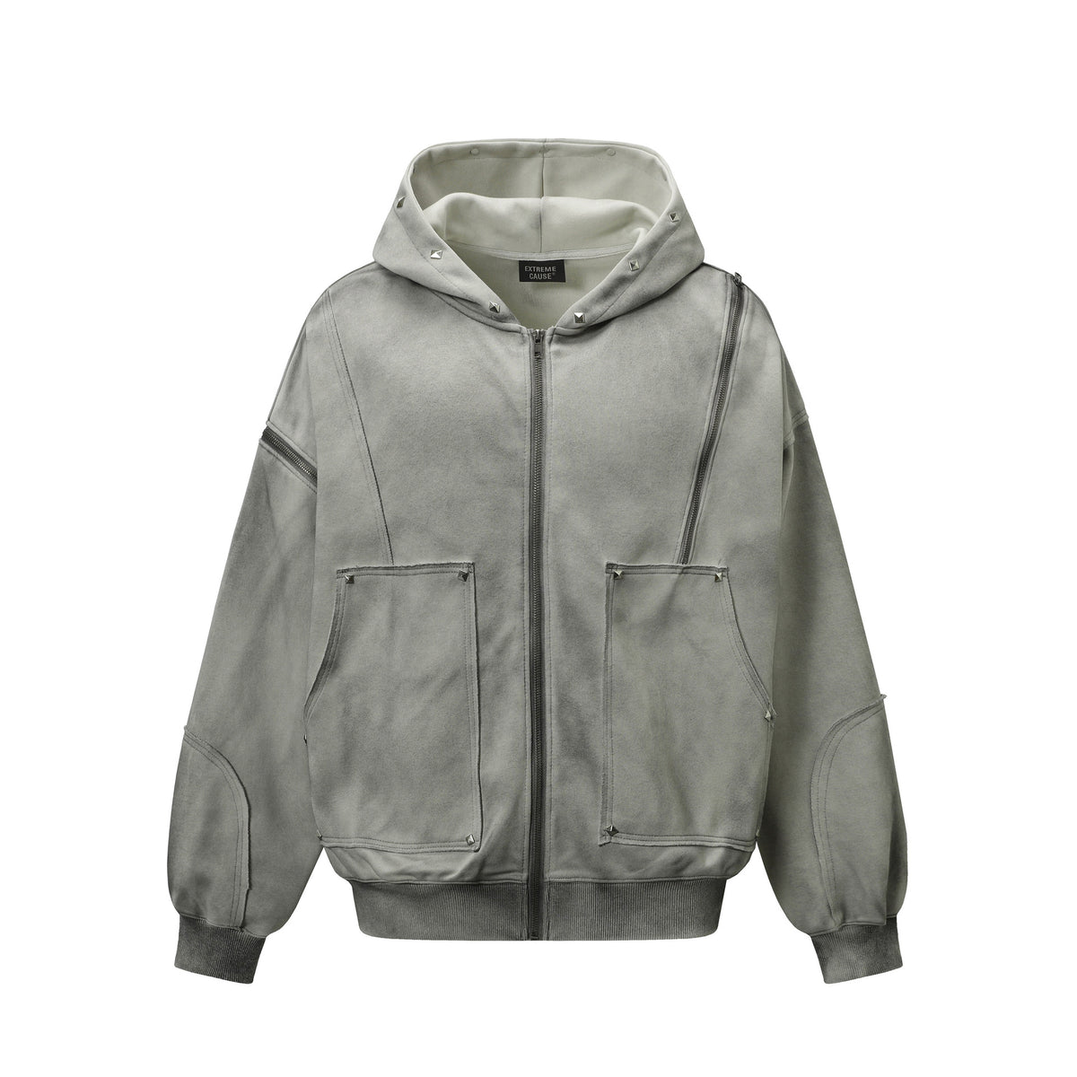 zip-up hoodie