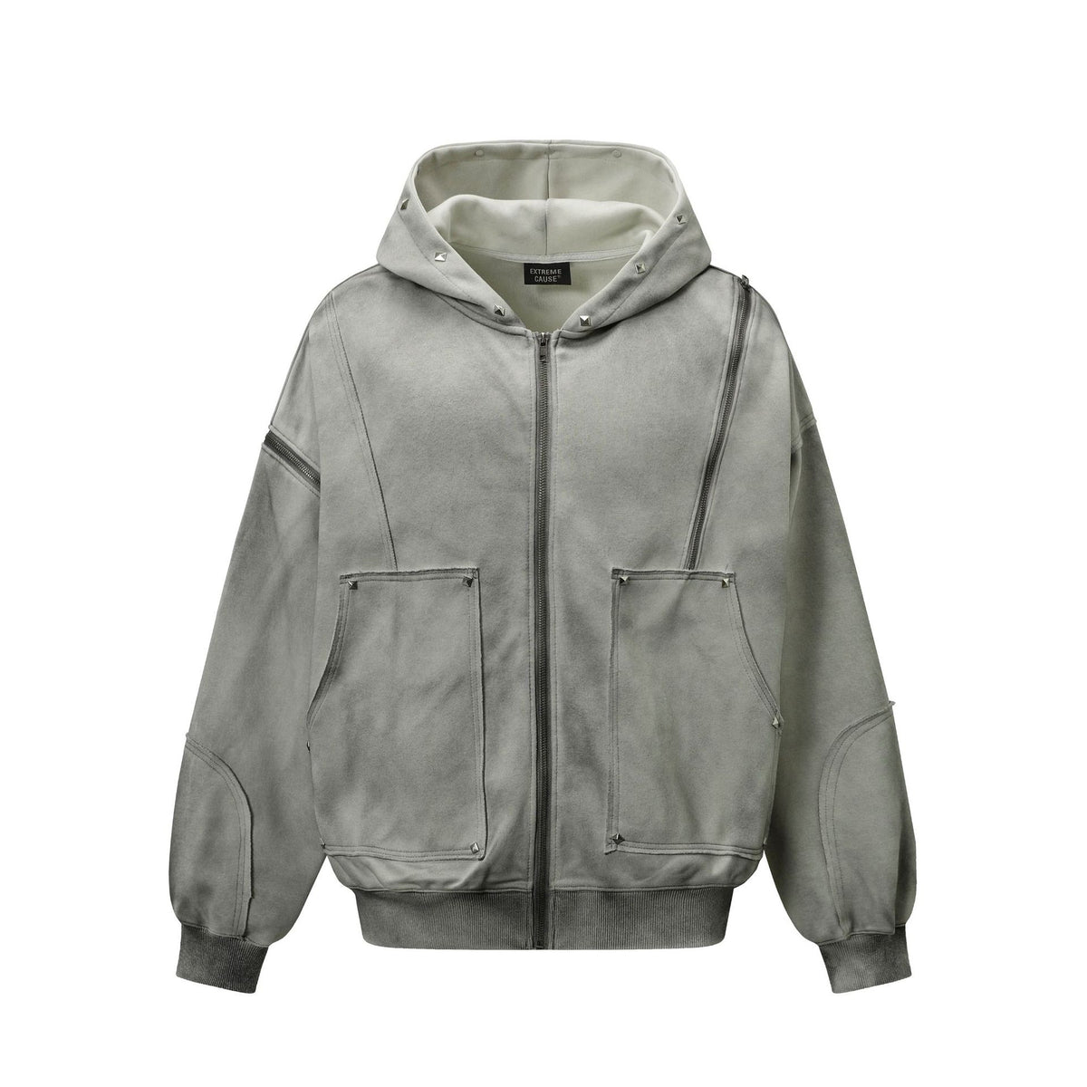 zip-up hoodie
