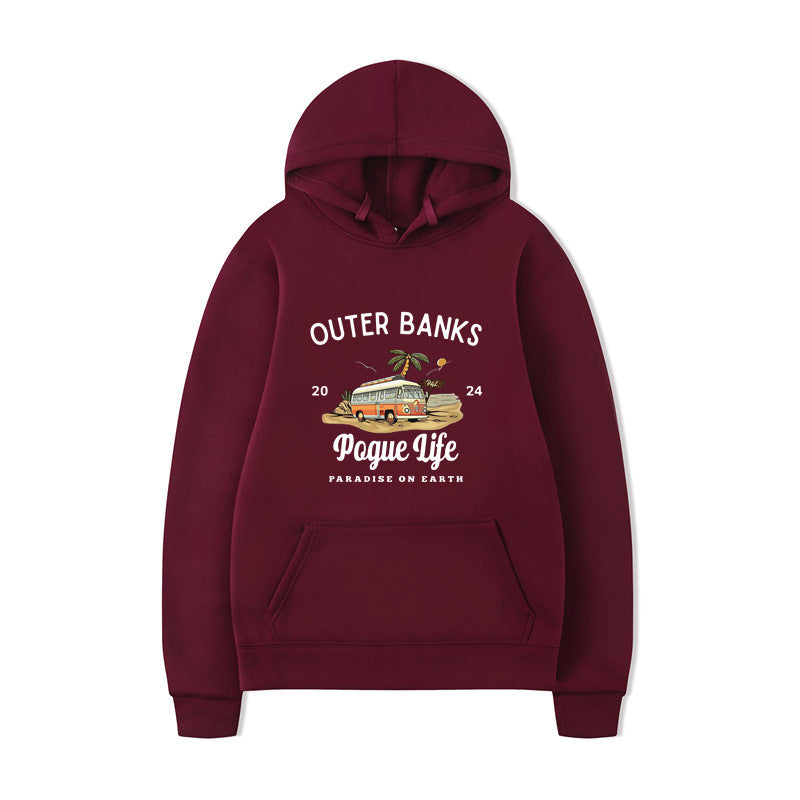 Outer Banks Pogue Life Graphic Hoodie Autumn Winter Hoodie