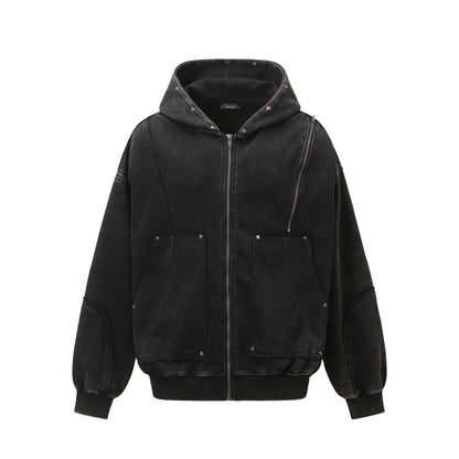 zip-up hoodie
