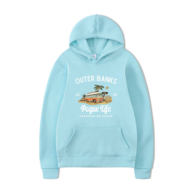 Outer Banks Pogue Life Graphic Hoodie Autumn Winter Hoodie